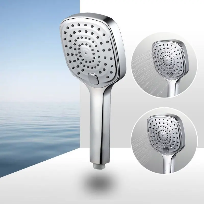Soffione doccia in ABS cromato con pulsante Select Shower