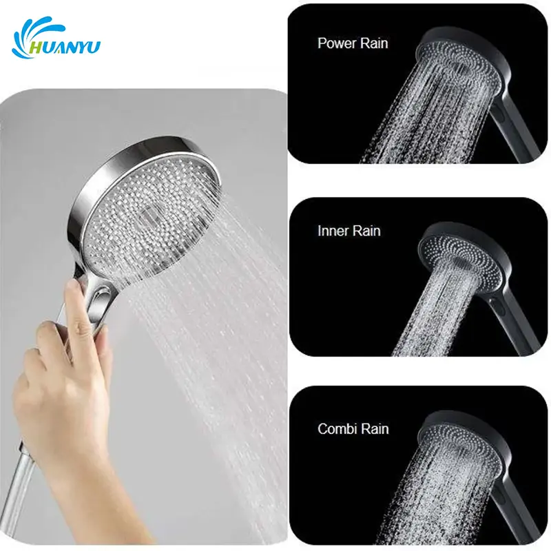 Design a risparmio idrico con soffione doccia a pulsante anti-perdite